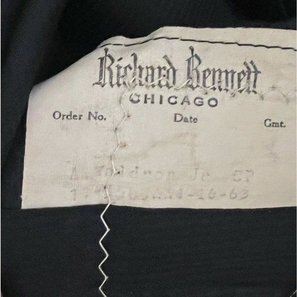 Tuxedo Jacket Vintage Richard Bennett - Picture 14 of 14
